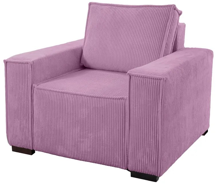 Fotel lábtartóval SMART SET, lila
