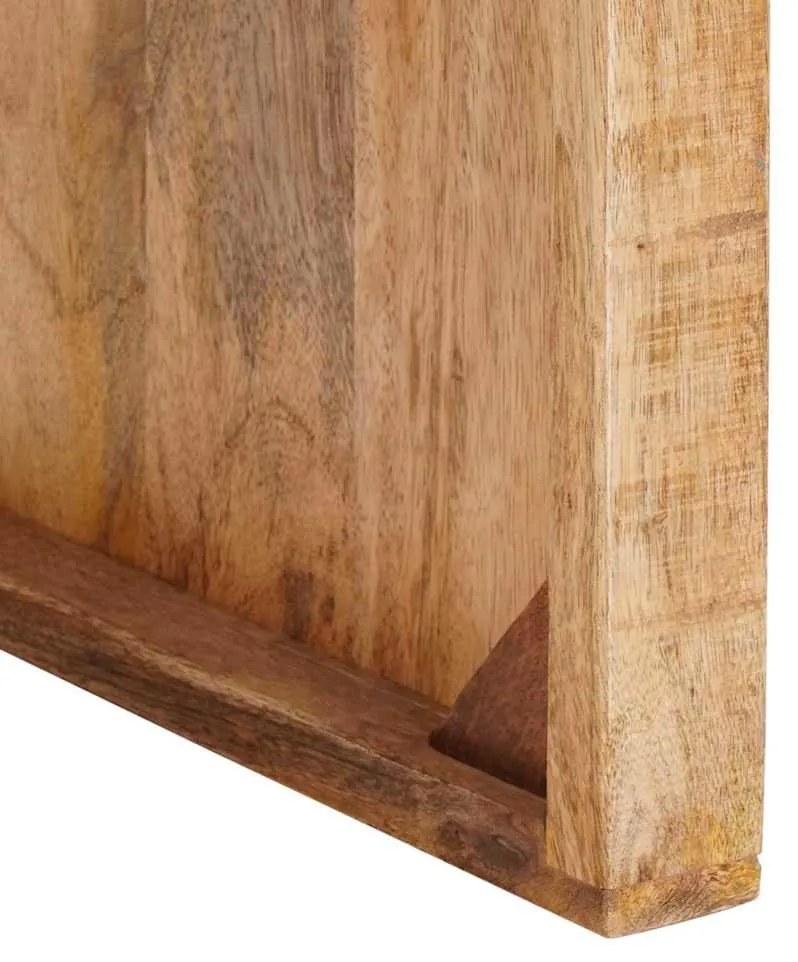 Egymásba helyezhető asztalok 3 pcs tömör mangófa