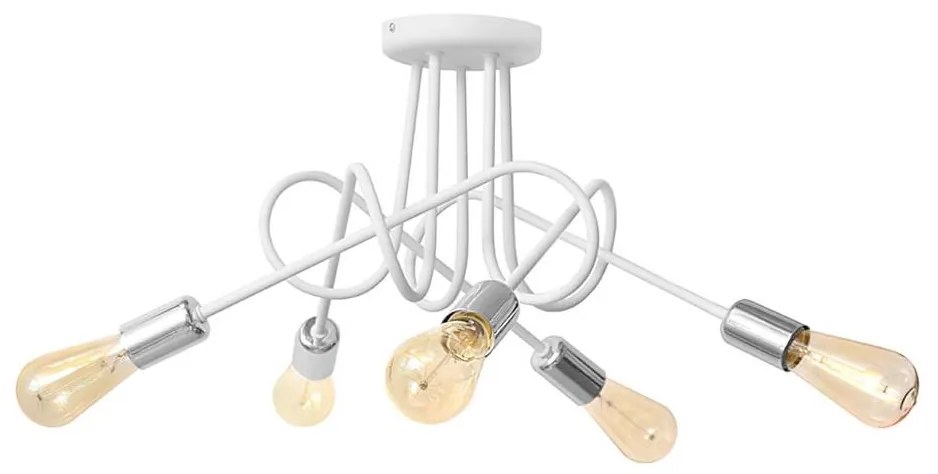 Csillár OXFORD 5xE27/15W/230V fehér