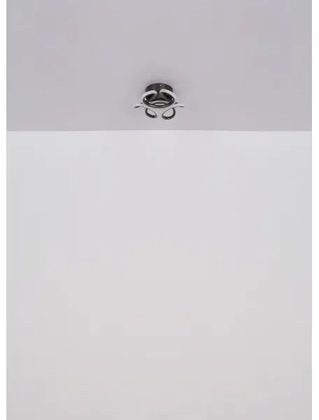 Globo 67386-24A - MELISAND LED mennyezeti lámpa 24W, 26 cm, fekete