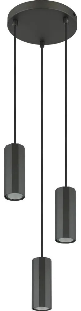 Globo 57918-3H - Csillár zsinóron JAMES 3xGU10/25W/230V