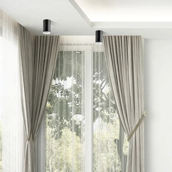 LED RGBW fényerőszabályozható fürdőszobai spotlámpa TURYN 1xGU10/6W/230V IP44 fekete