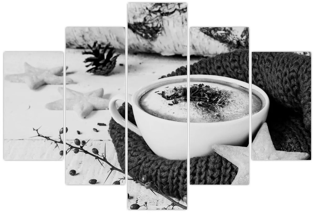 Kép - Téli cappuccino (150x105 cm)