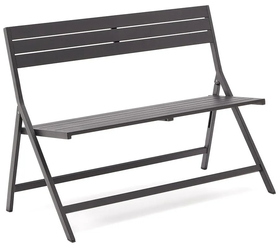 Fekete fém kerti pad Torreta – Kave Home