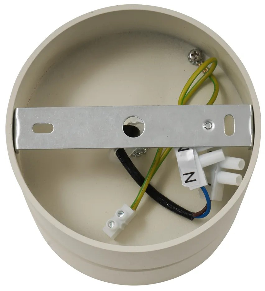 Modern mennyezeti spotlámpa bézs G9 kerek elforgatható és dönthető - Go Nine