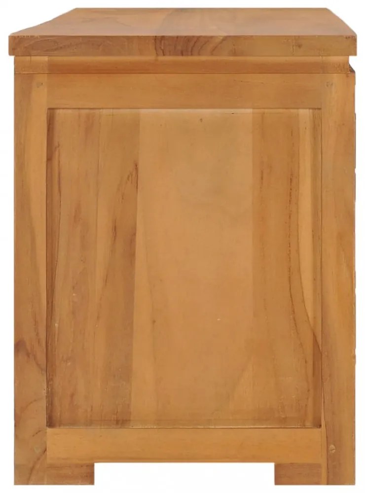 tömör tíkfa TV-szekrény 110 x 30 x 40 cm