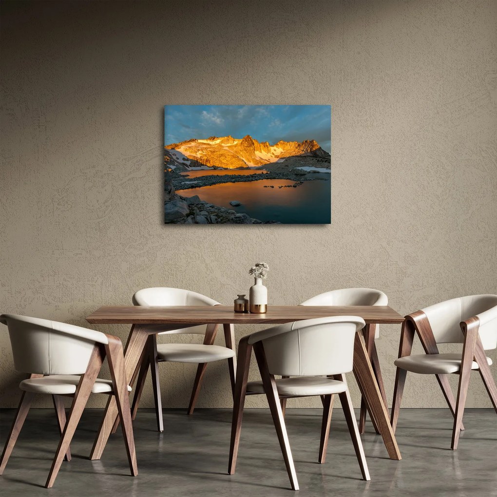 Egy hegyvidéki táj képe (70x50 cm)