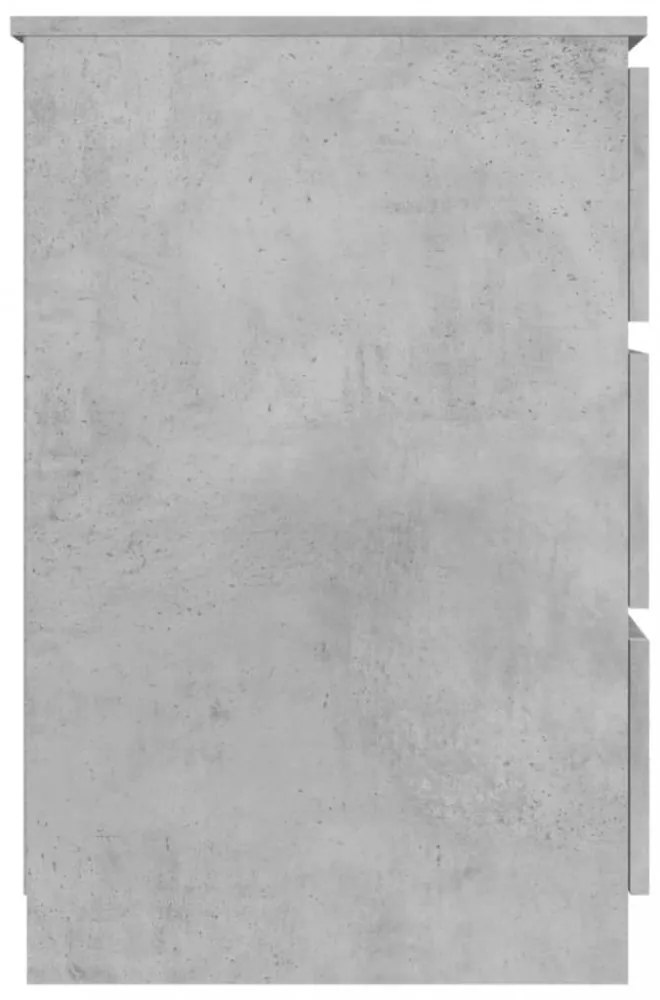 betonszürke szerelt fa íróasztal 140 x 50 x 77 cm