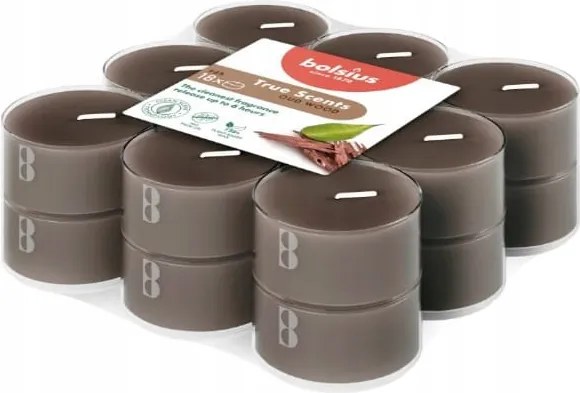 Paraffin illatgyertya Oud Wood Bolsius 18 db