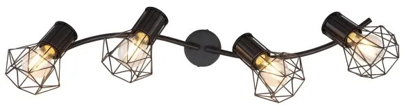 Globo 54017-4 - Spotlámpa PRISKA 4xE27/40W/230V