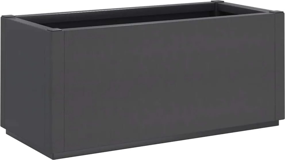 vidaXL sötétszürke polipropilén kerti ültetőláda 80 x 36 x 35 cm