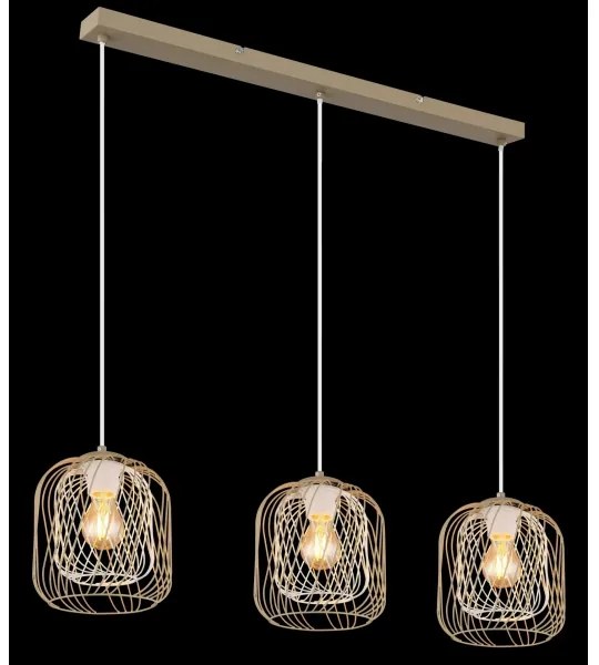 Globo 15965-3H - DICHTI kábelre szerelt függeszték, 3xE27/40W/230V