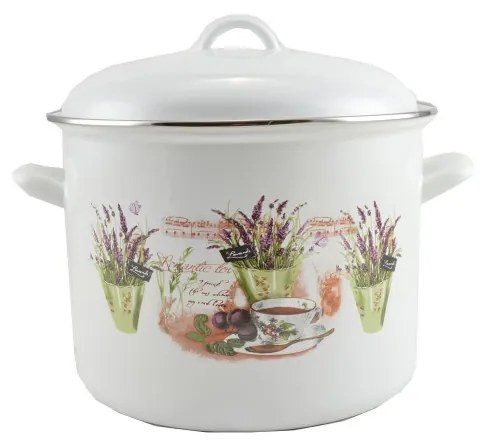 Perfect Home Levendula Zománcozott fazék 26 cm+fedő 13473
