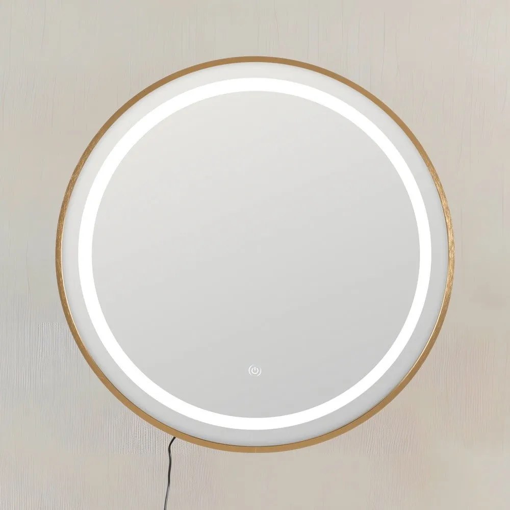 Fali tükör világítással 60x60 cm – Ixia