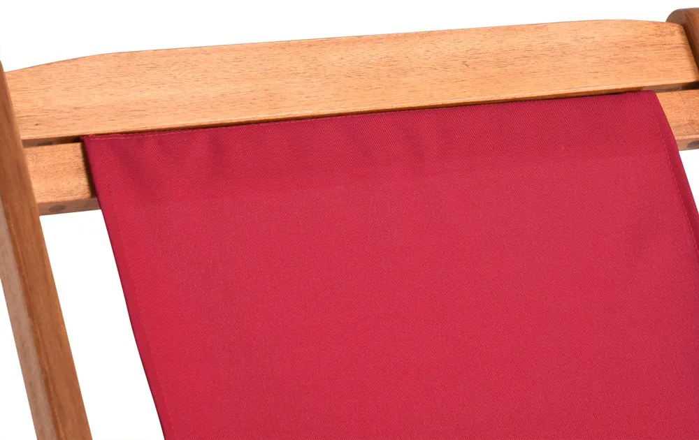 Deuba SIENA kerti napozóágy - piros