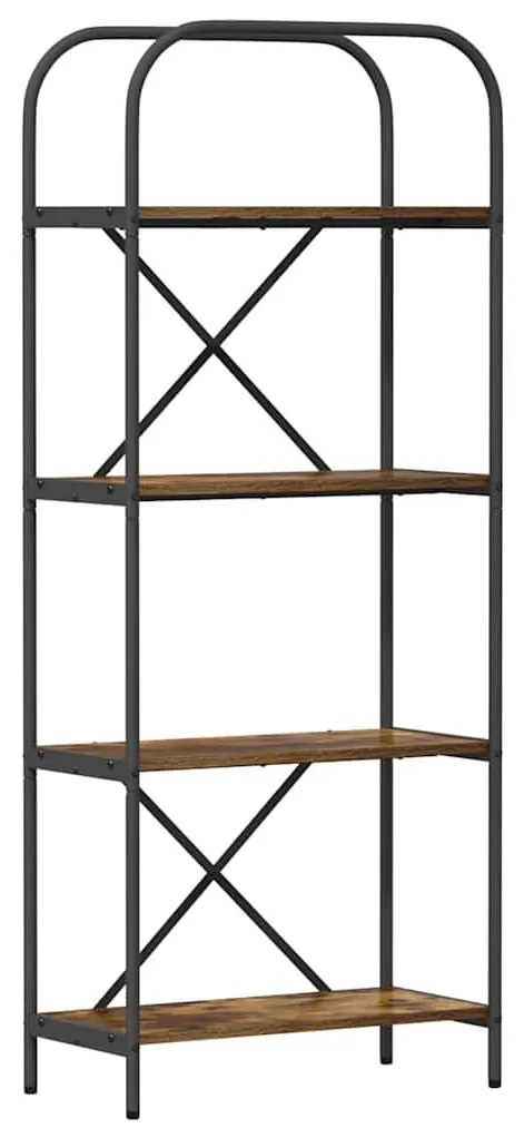 Könyvespolc Füstölt tölgy 60 x 30 x 146 cm Faanyag