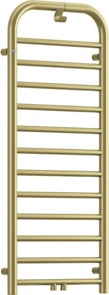 Silia fürdőszoba radiátor 121 cm, szálcsiszolt arany