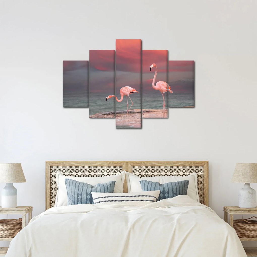 Flamingók képe (150x105 cm)