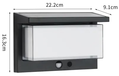 Brilagi - LED napelemes lámpa szenzorral SUN LUME LED/10W/3,7V 4000mAh IP44