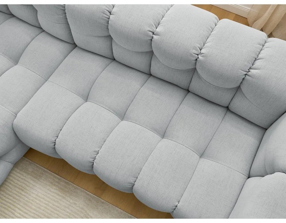 Világosszürke sarokkanapé Cloud – Bobochic Paris