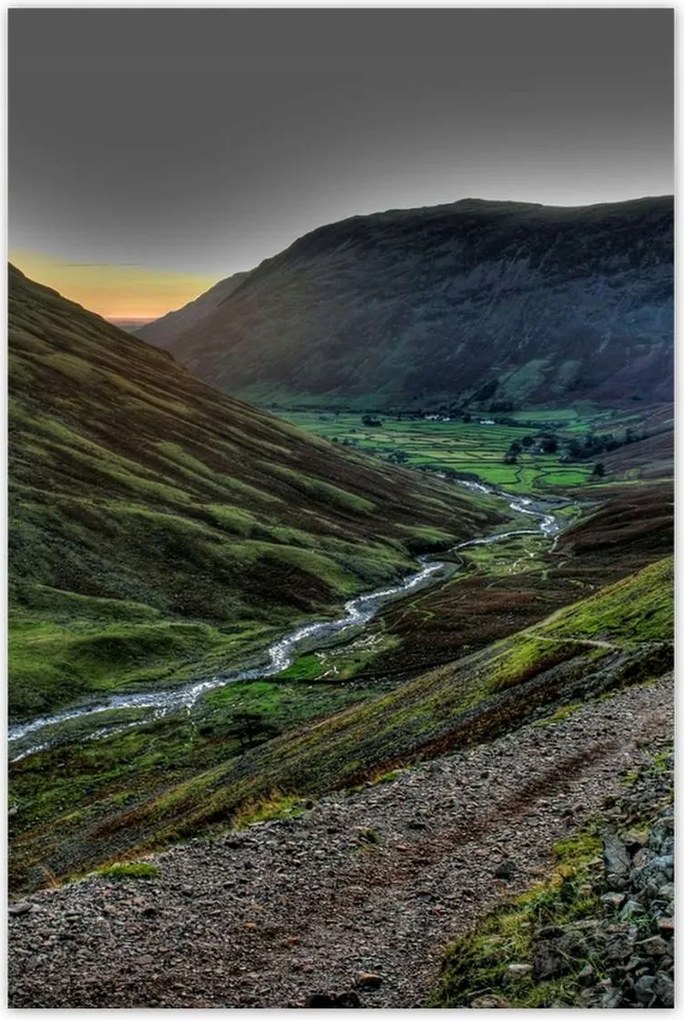 Poszterek 80x120 Napfelkelte a hegyekben