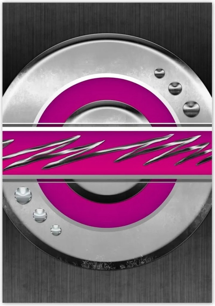 Poszterek 70x100 Lila mintás Absztrakt