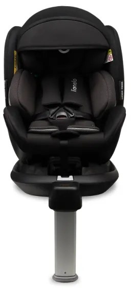 Lionelo - ANTOON PLUS i-Size 40-105 cm, forgatható autós gyerekülés alapzattal, Fekete Onyx