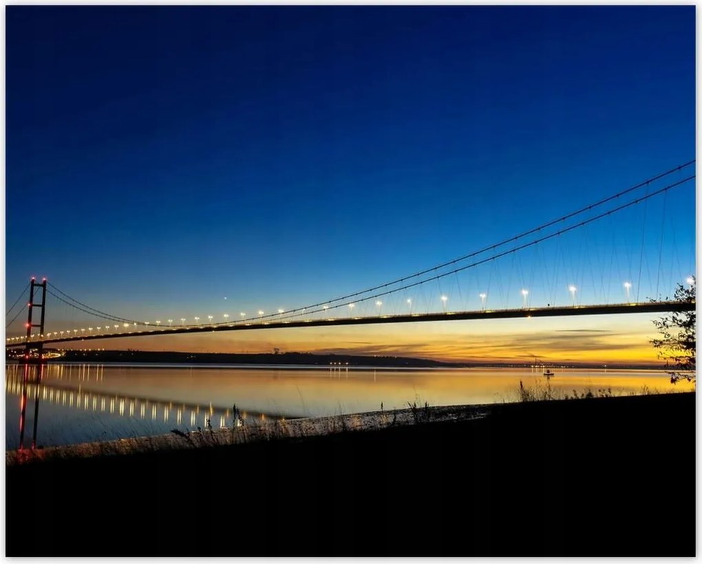 Poszterek 50x40 Híd éjszakai fotó