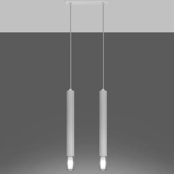 Sollux SL.0958 - Csillár zsinóron VIZIER 2xG9/40W/230V fehér