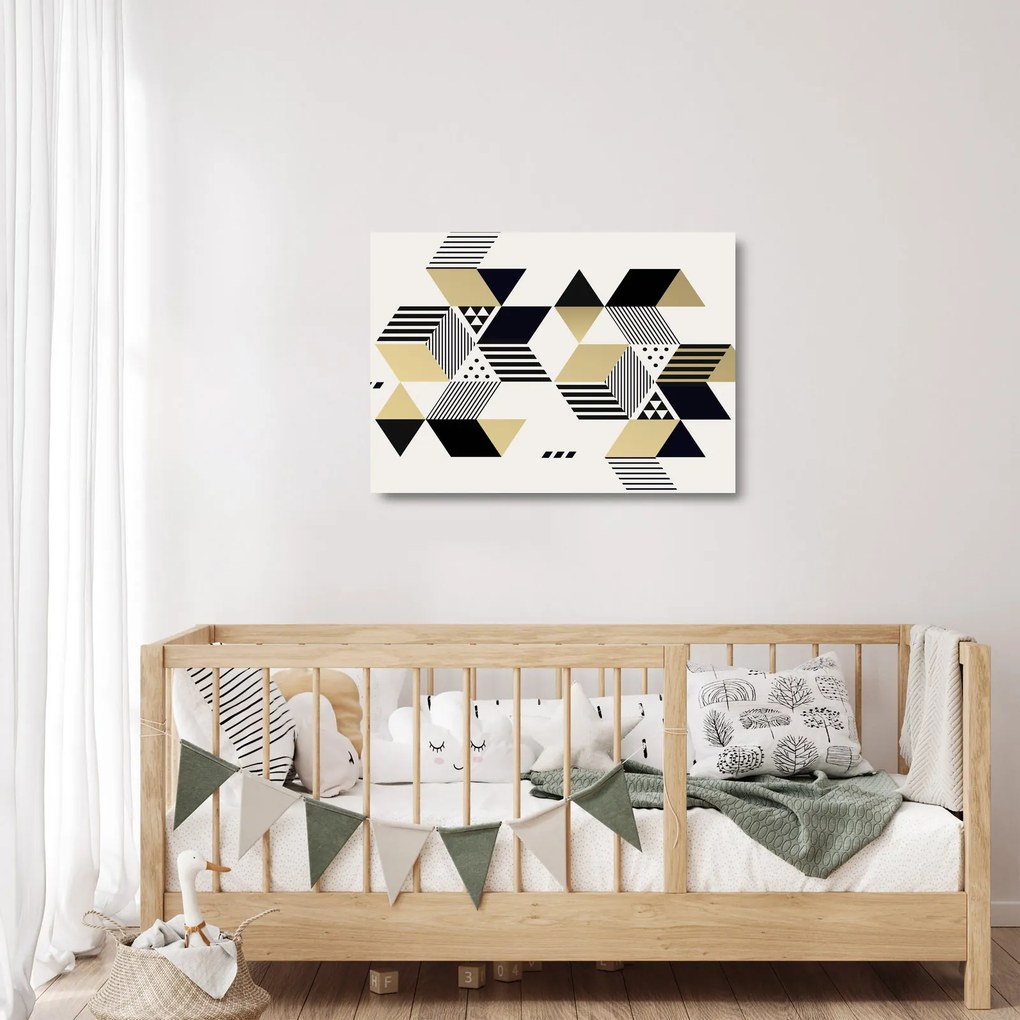 Üveg kép - Geometriai formák N⁰1 (70x50 cm)