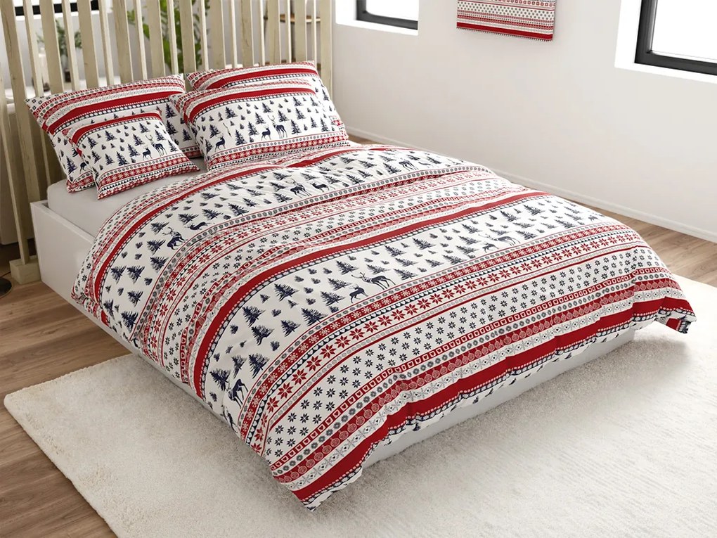 Mikroszálas ágyneműhuzat TWINKLE CHRISTMAS színes Ágyneműhuzat mérete: 70 x 90 cm | 140 x 200 cm