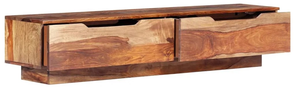 tömör fa TV-szekrény 145 x 30 x 30 cm