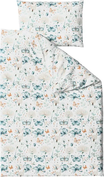 Krepp ágyneműhuzat kiságyra Renforcé ELIVINE fehér Ágyneműhuzat mérete: 45 x 65 cm | 90 x 140 cm