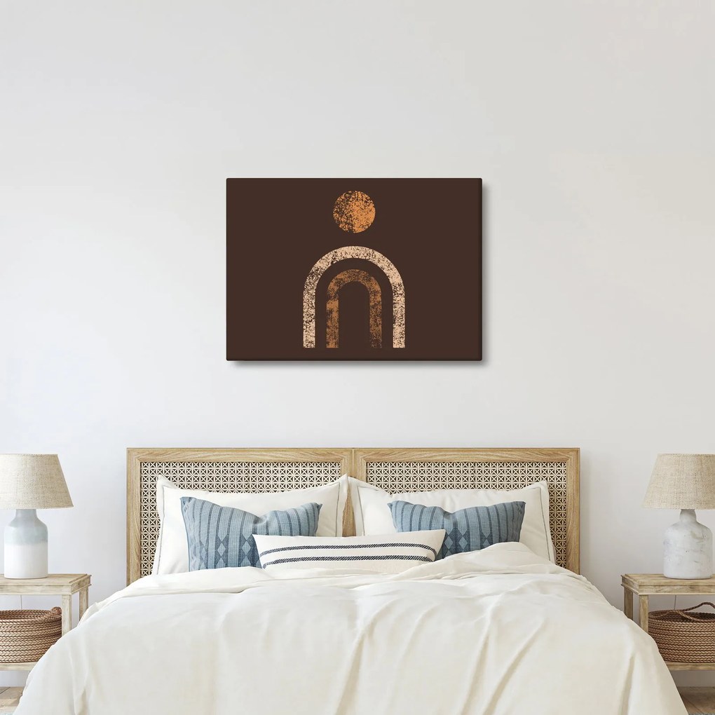 Kép - Narancssárga ívek N⁰1 (70x50 cm)