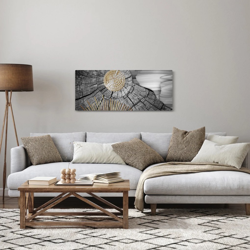 Kép - A fa törzse kollázsban (120x50 cm)