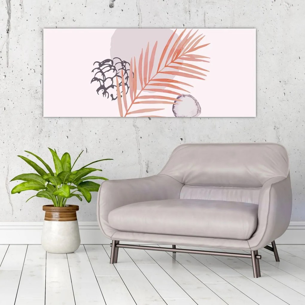 Kép - Lila minimalizmus N⁰3 (120x50 cm)