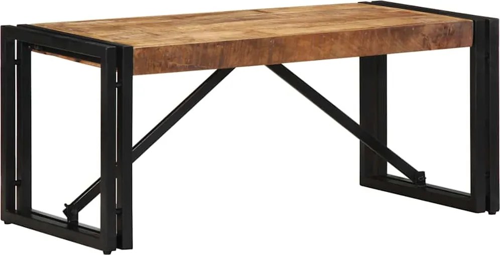 vidaXL tömör nyers mangófa dohányzóasztal 80x40x35 cm