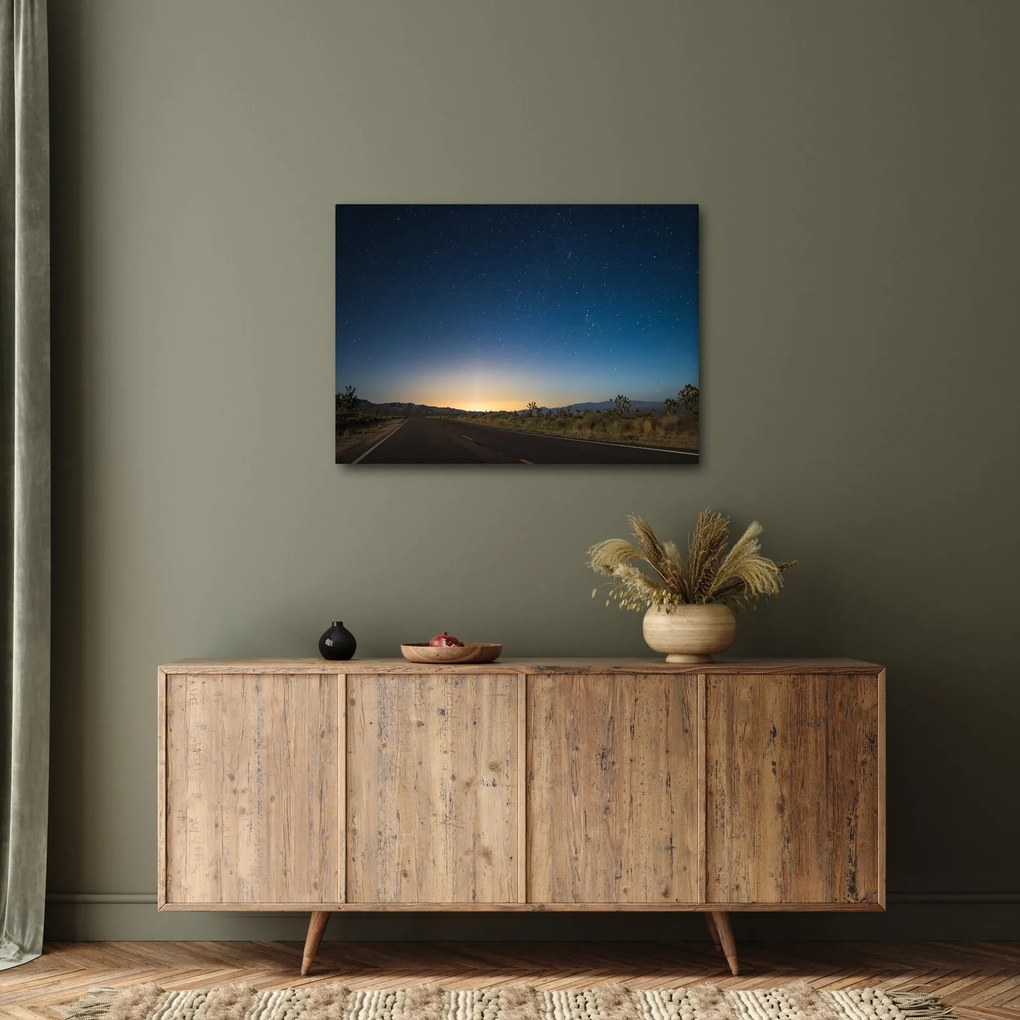 Kép - Éjszaki ég az út felett (70x50 cm)