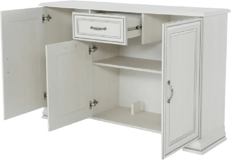 Kombinált komód 3D1S, woodline bézs, TIFFY 08