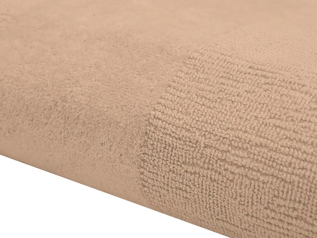 Fürdőlepedő CARRARA 70x140 cm világosbarna, 100% pamut