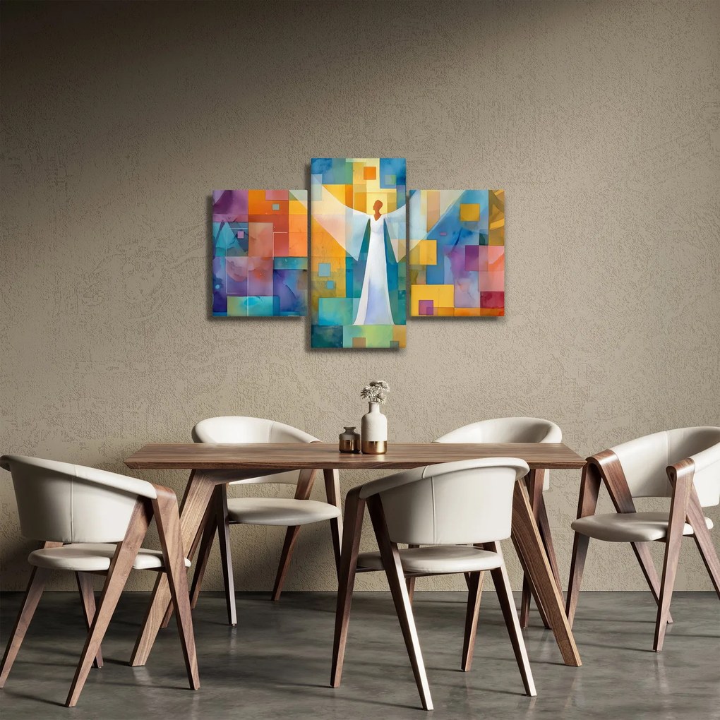 Kép - Geometrikus angyal (90x60 cm)