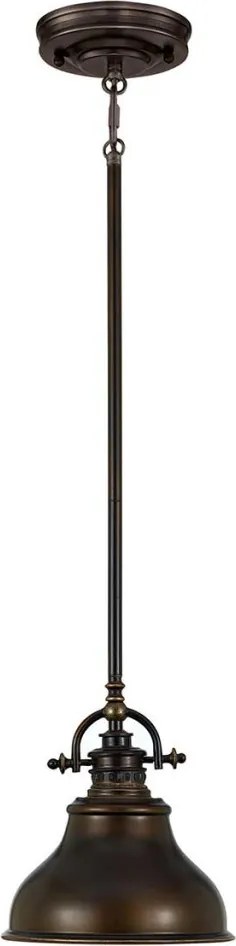 Quoizel EMERY QZ-EMERY-P-S-PN Függőlámpa 1x60W/E27
