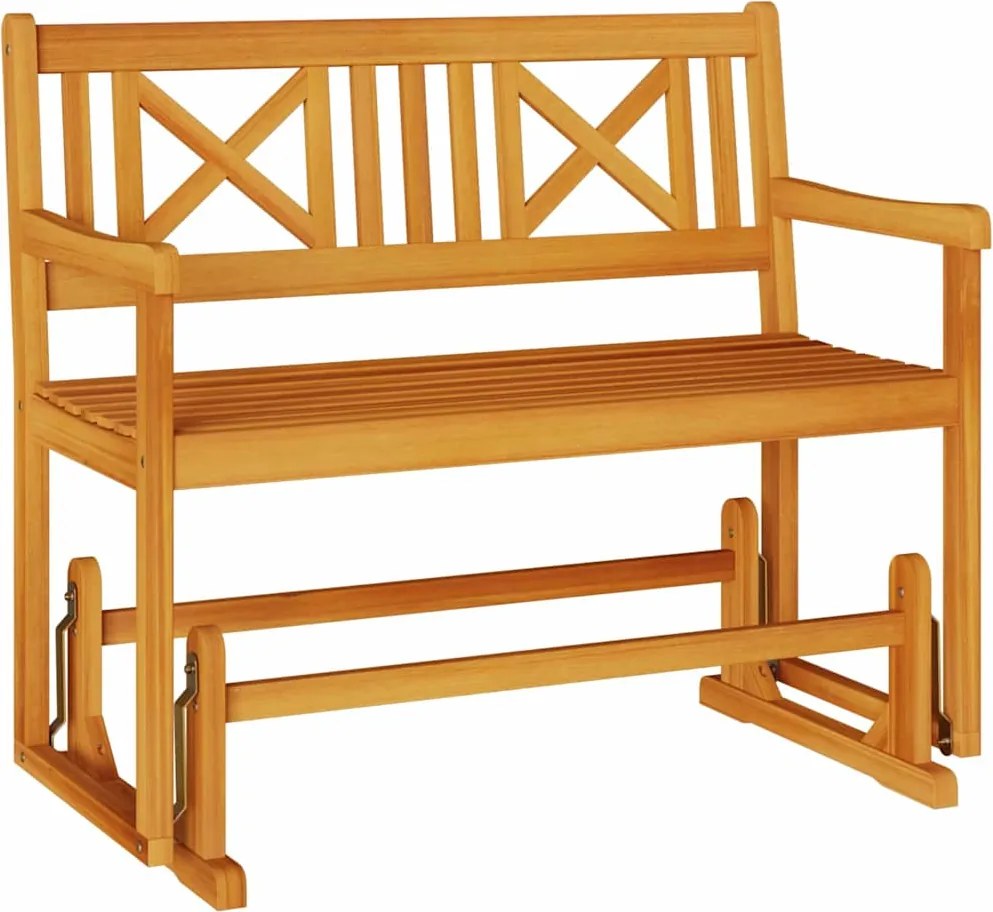 vidaXL Hinta Pad Barna 110 x 59 x 97 cm Tömör Akácfa