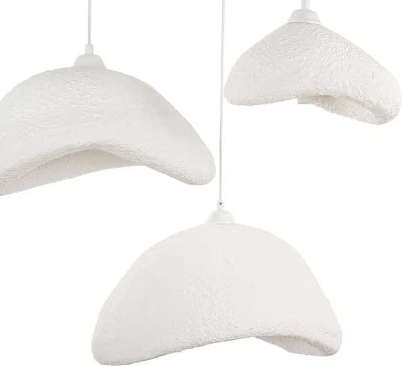 BRILAGI - WABI SABI kábeles függeszték 3xE27/40W/230V, Ø 82 cm, fehér