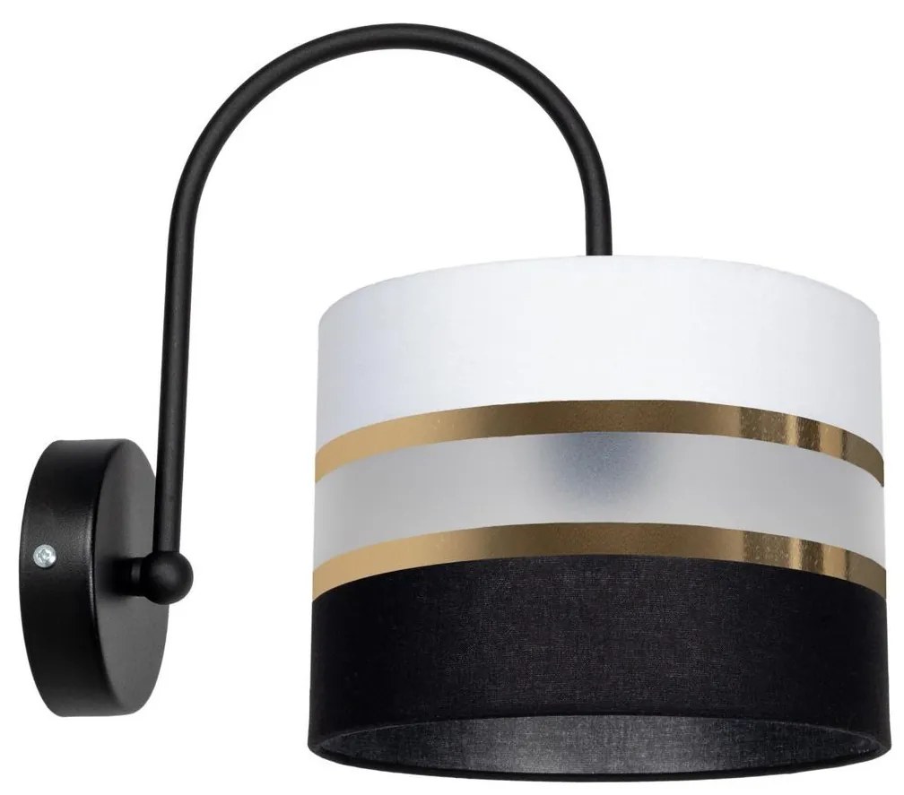 Fali lámpa CORAL 1xE27/60W/230V fekete