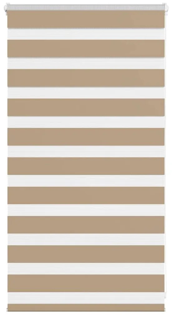zebrafüggönnyel homokbarna szövetszélesség 80,9 cm poliészter