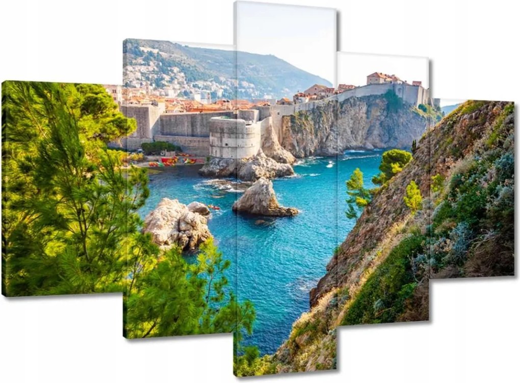 Festmények 150x105 Kilátás a Lovrijenac erődből