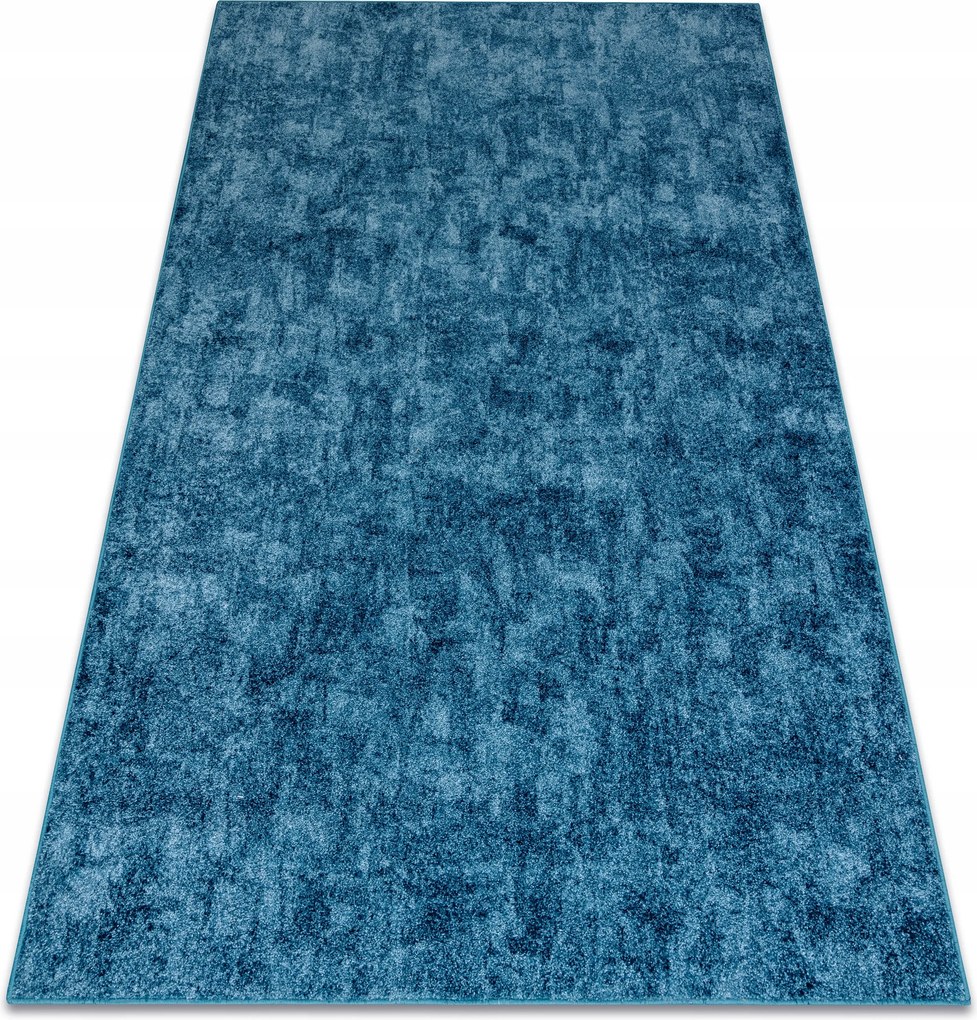 Puha Szőnyeg 100x120 cm Kék Hálószoba Dörzsölt Beton