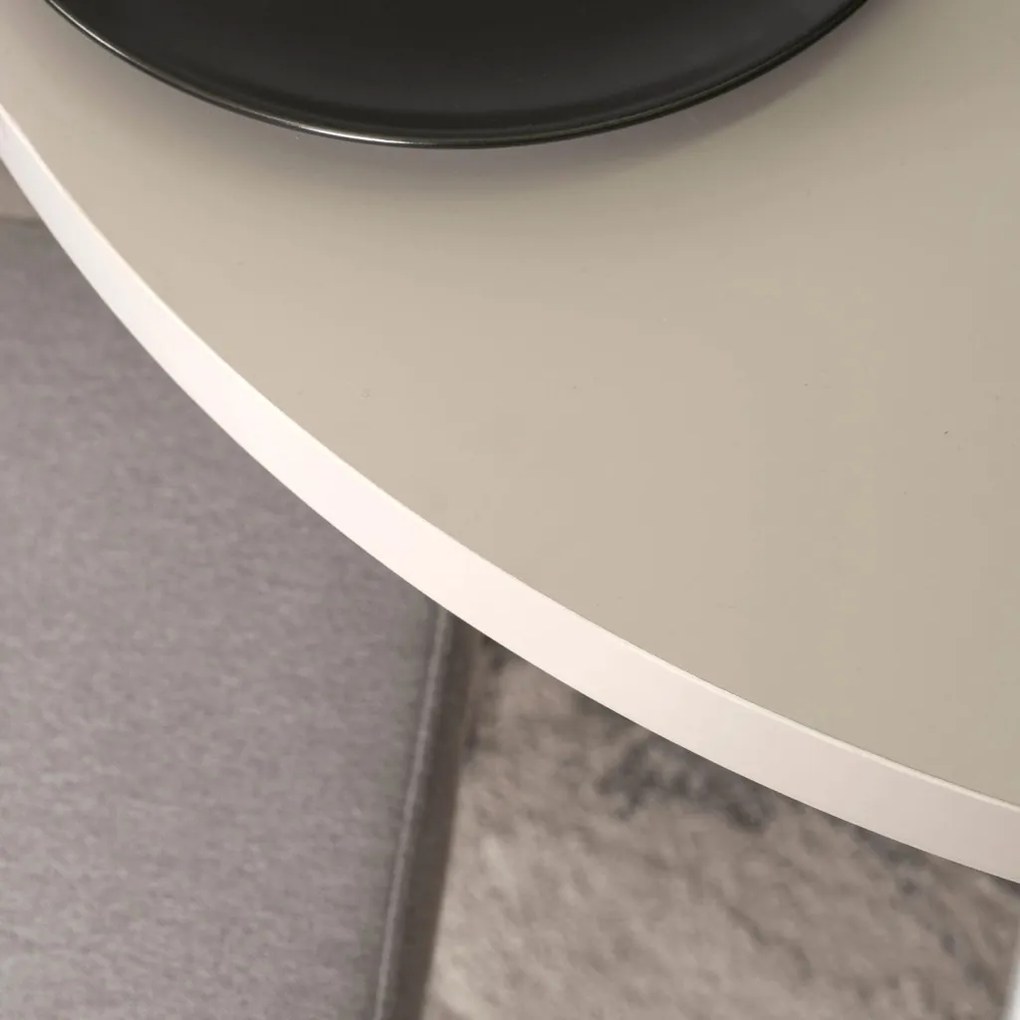 Stół LUGO Rozkładany 90-190 cm Kaszmir/Biały