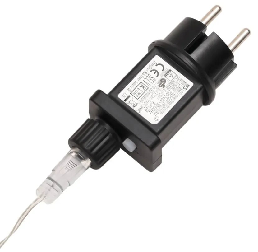 összecsukható fehér karácsonyi lámpa LED-del 43 cm